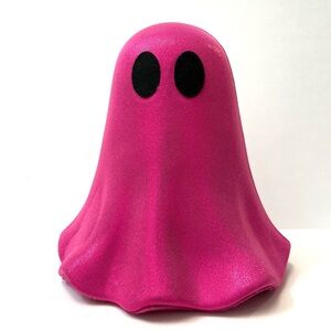 Ashland Hot Pink Iridescent Sparkly 9” Ghost Tabletop Decor